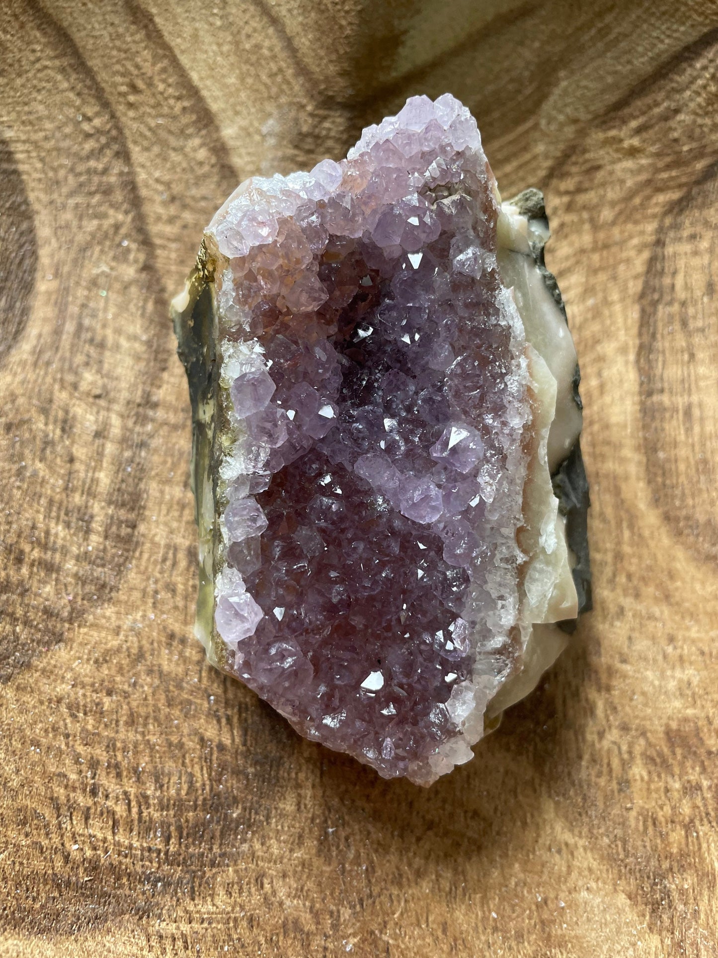 Pretty Uruguay amethyst cluster is a perfect gift for any Aquarius or February birthday