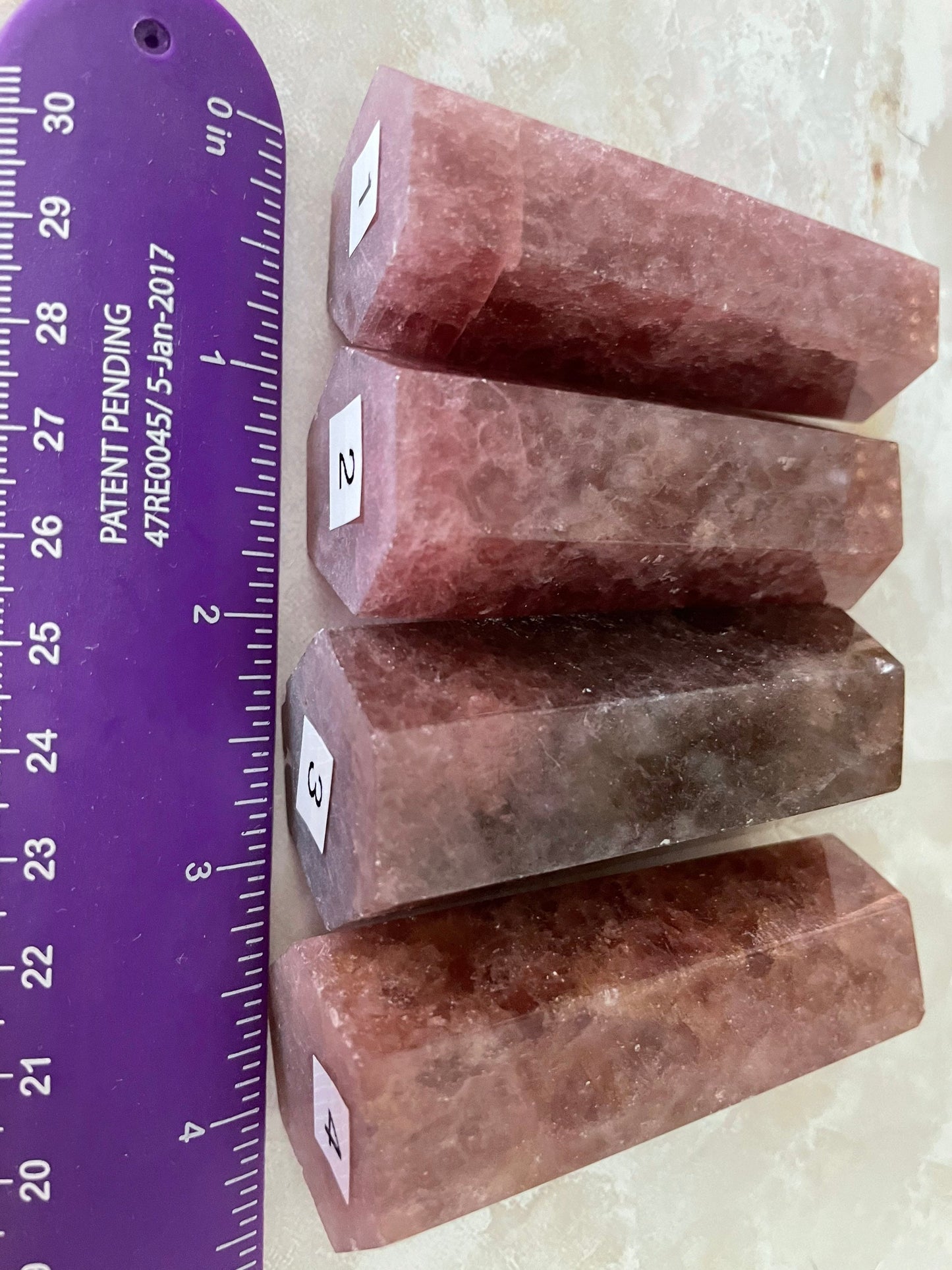 Red Aventurine Points Obelisk 3+”