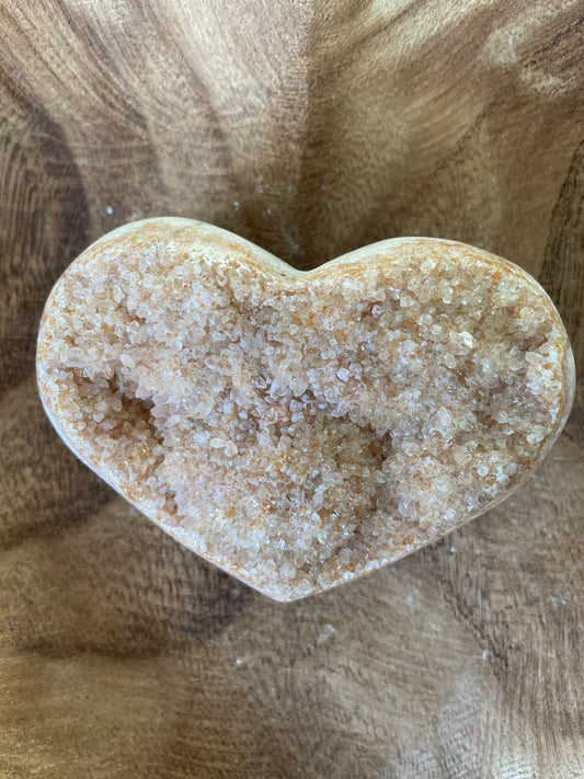 Beautiful Brazilian Citrine heart