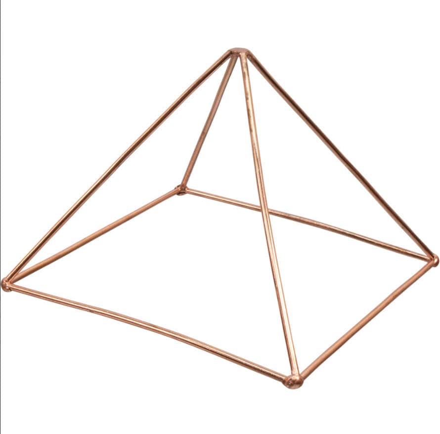 Pure Copper Pyramid Energizer for energizing crystals and pendulums and meditation