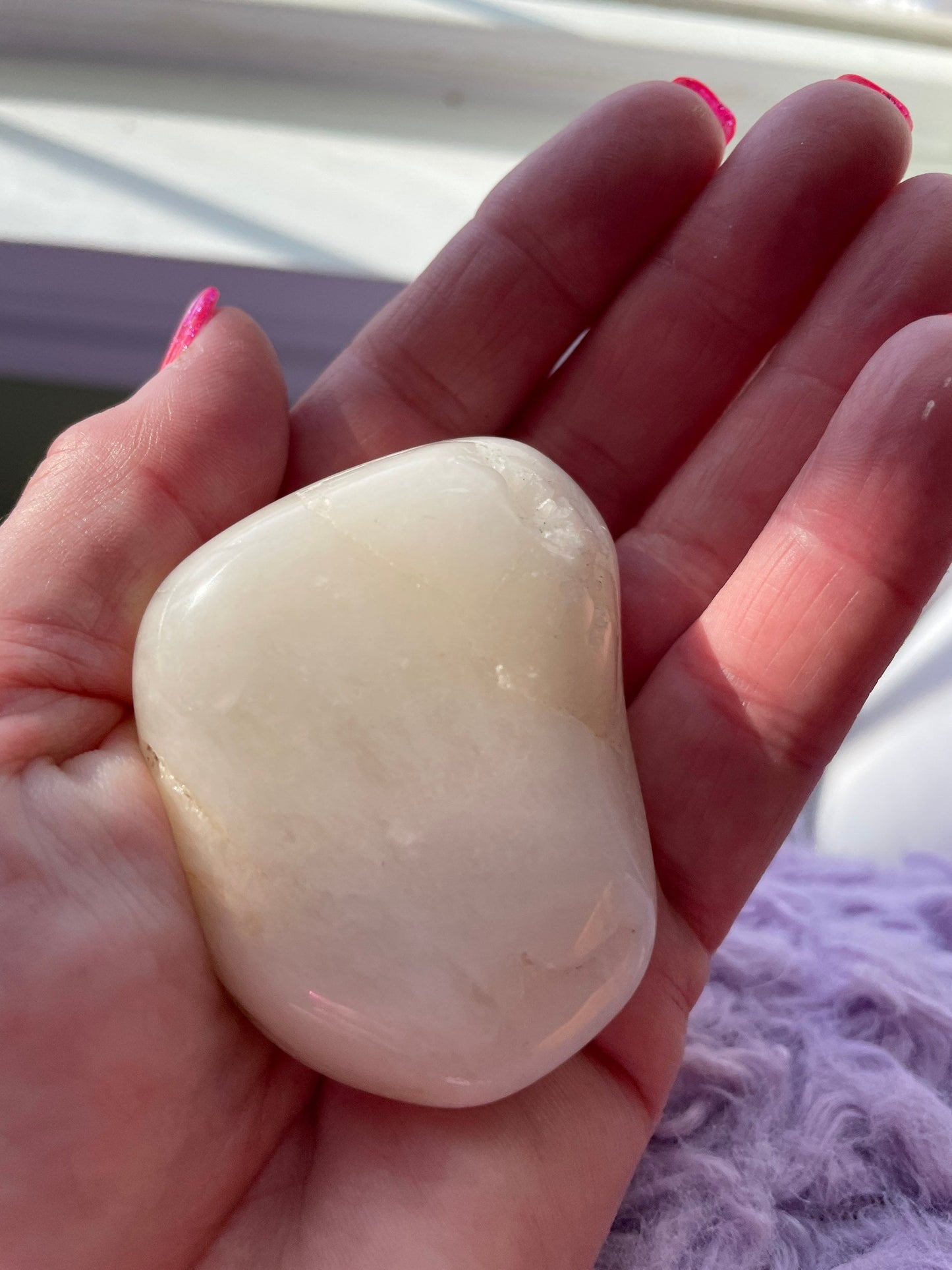 Beautiful jumbo White Quartz crystal