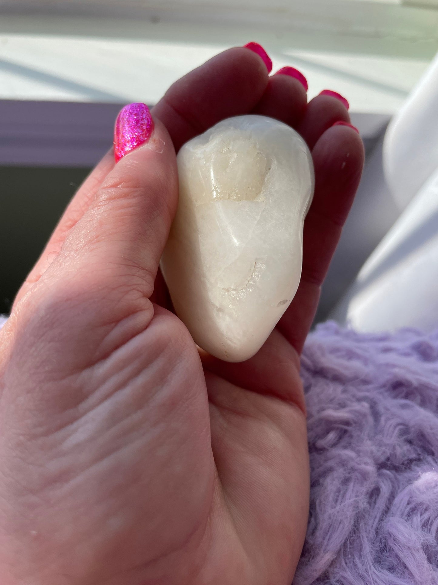 Beautiful jumbo White Quartz crystal