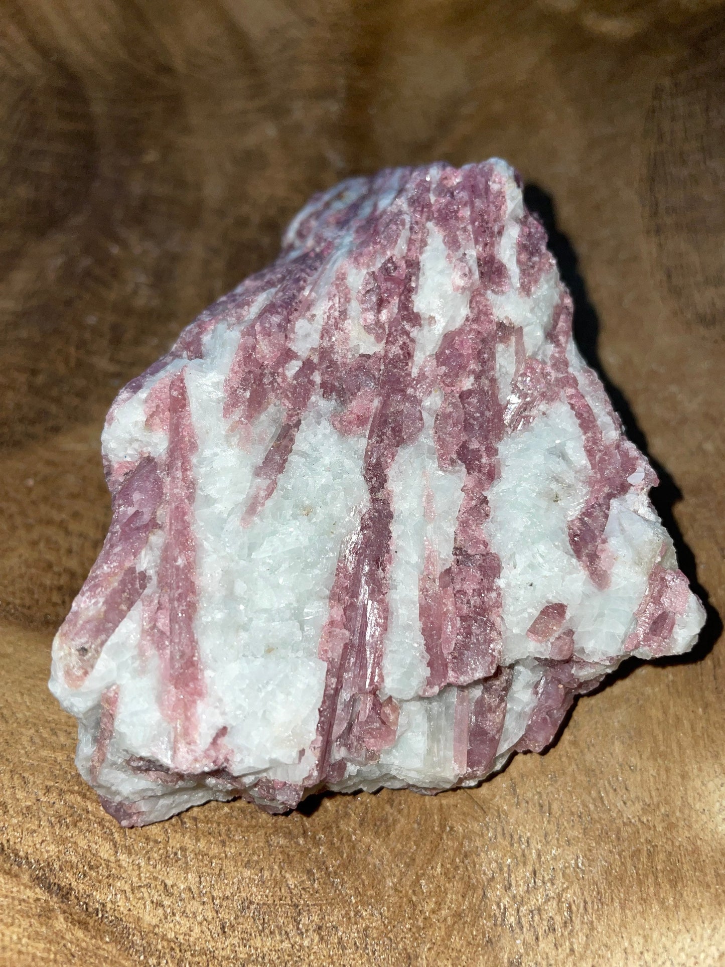 Beautiful raw pink tourmaline 9.1 ounces!!