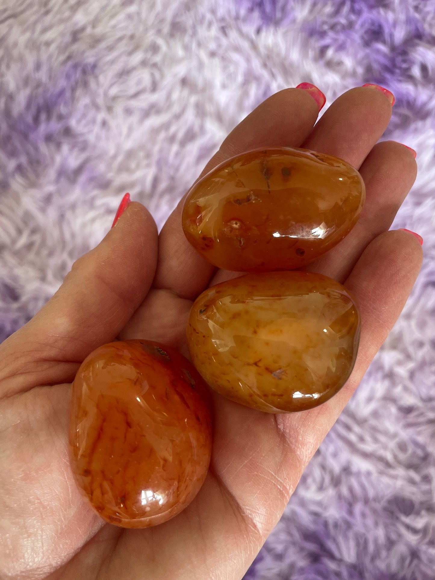 Carnelian Meditation healing stone use for health and healing, spiritual gift, tumbled Carnelian stone