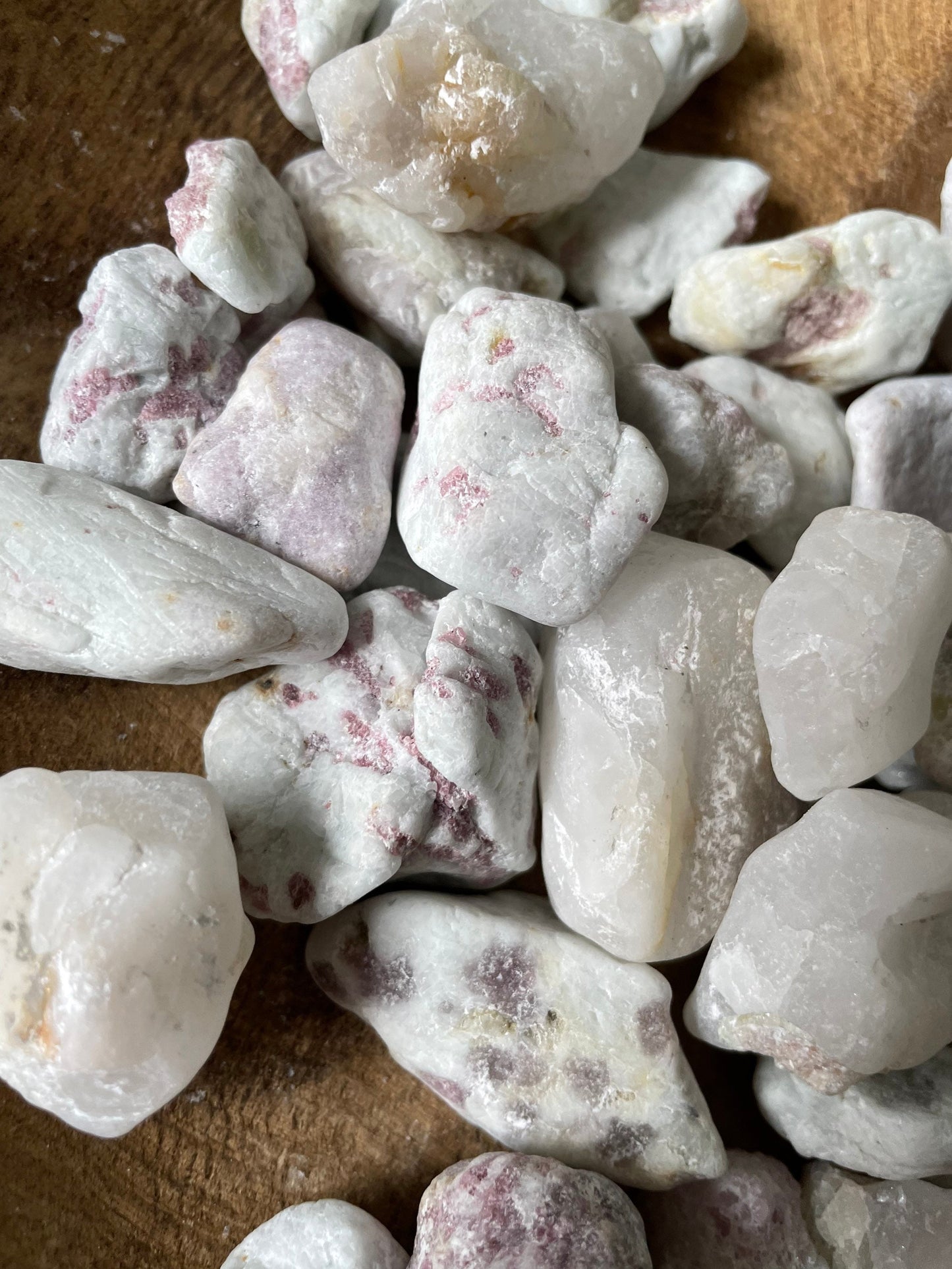 Tumbled pink tourmaline ideal for your crystal collection, jewelry or grid