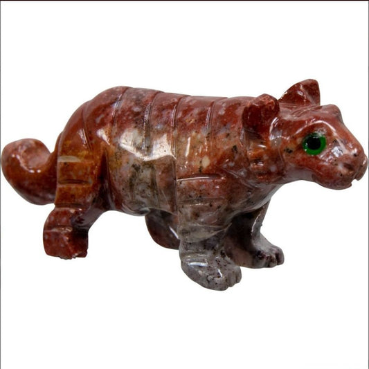 Crystal Spirit Animal Tiger Dolomite traditionally represents confidence