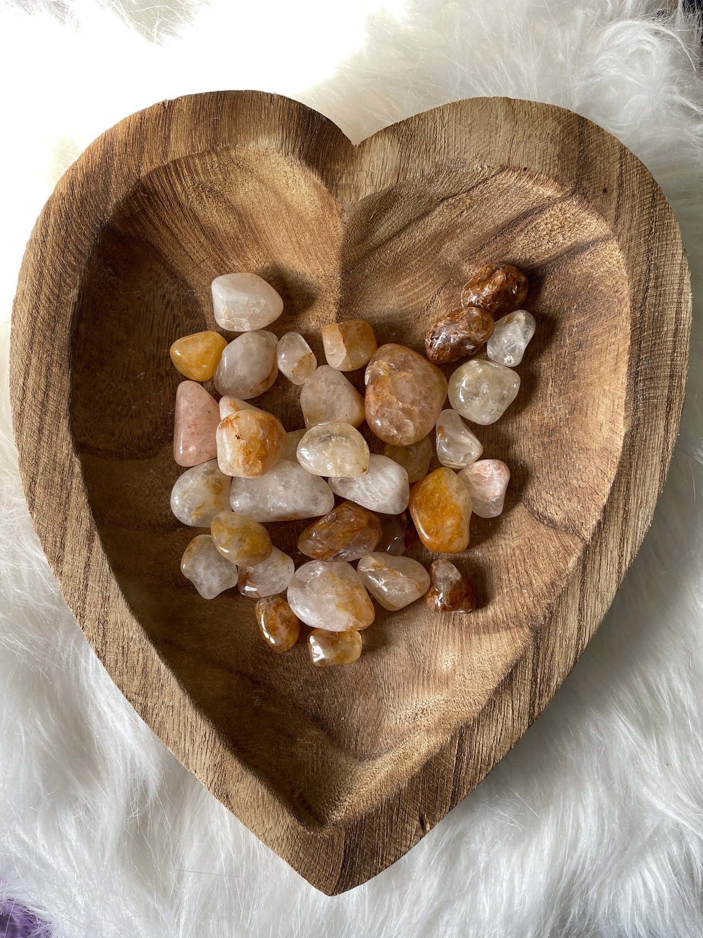 Tumbled Golden Healer crown chakra universal healer