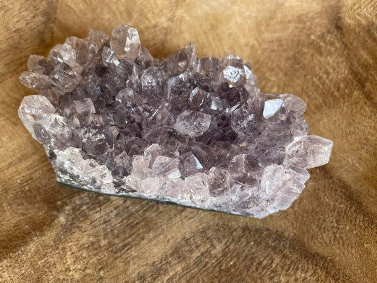 This uniquely shaped Uruguay amethyst cluster is a perfect gift for any Aquarius or February birthday.