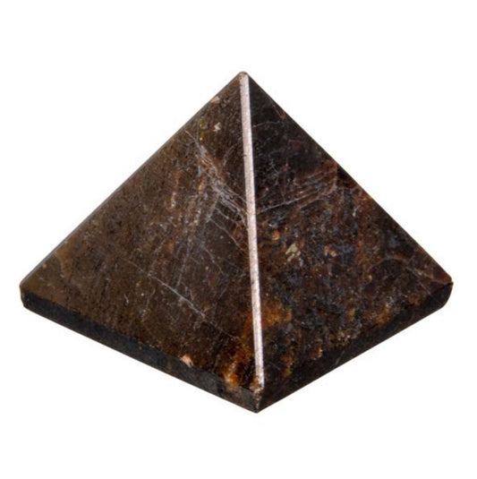 Beautiful Garnet Pyramid 1 inch lovely color