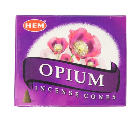 Hem Incense Cones - Box 2 boxes of 10 cones Opium