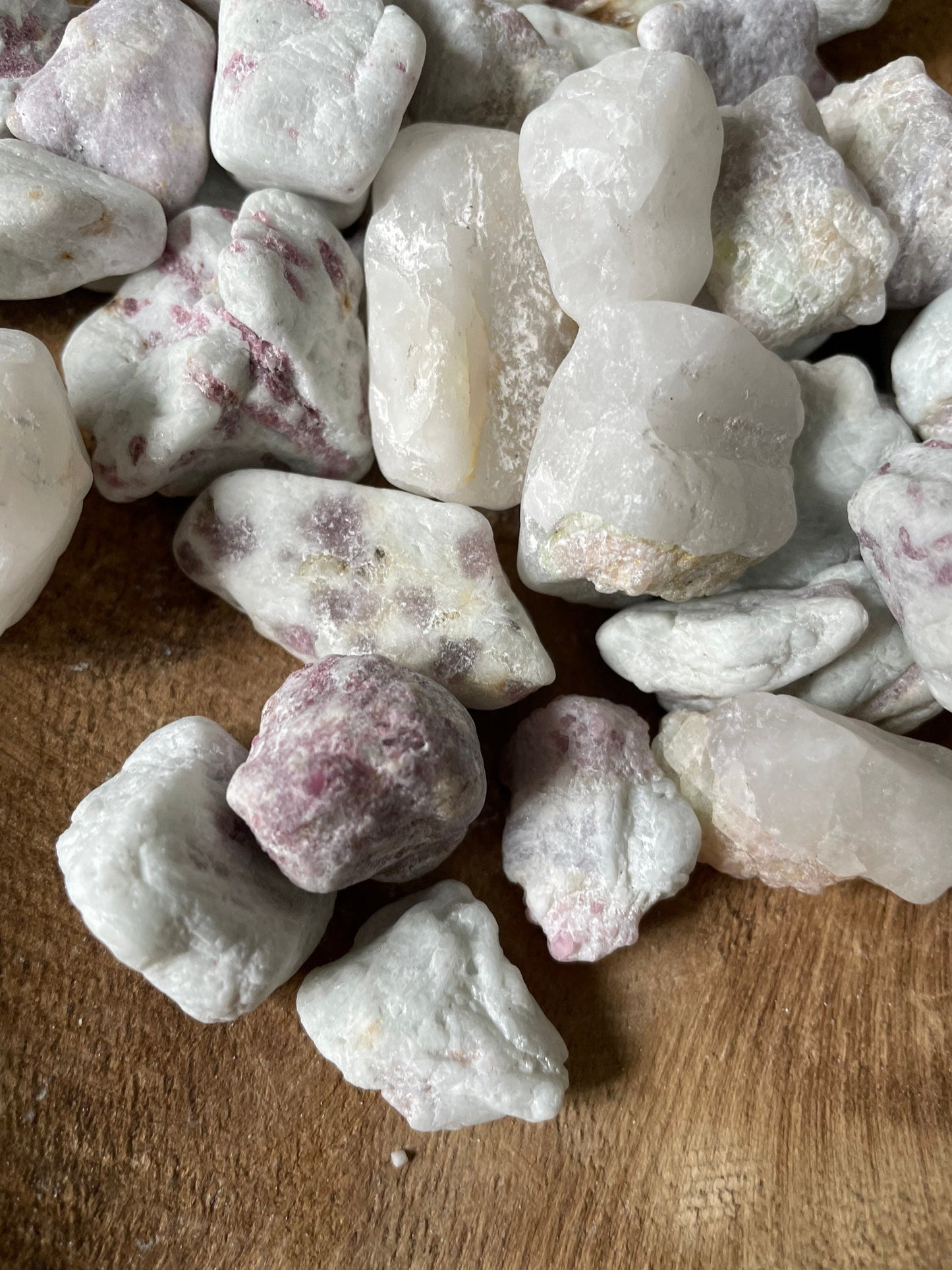 Tumbled pink tourmaline ideal for your crystal collection, jewelry or grid