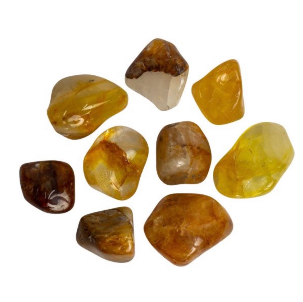 Tumbled Golden Healer crown chakra universal healer