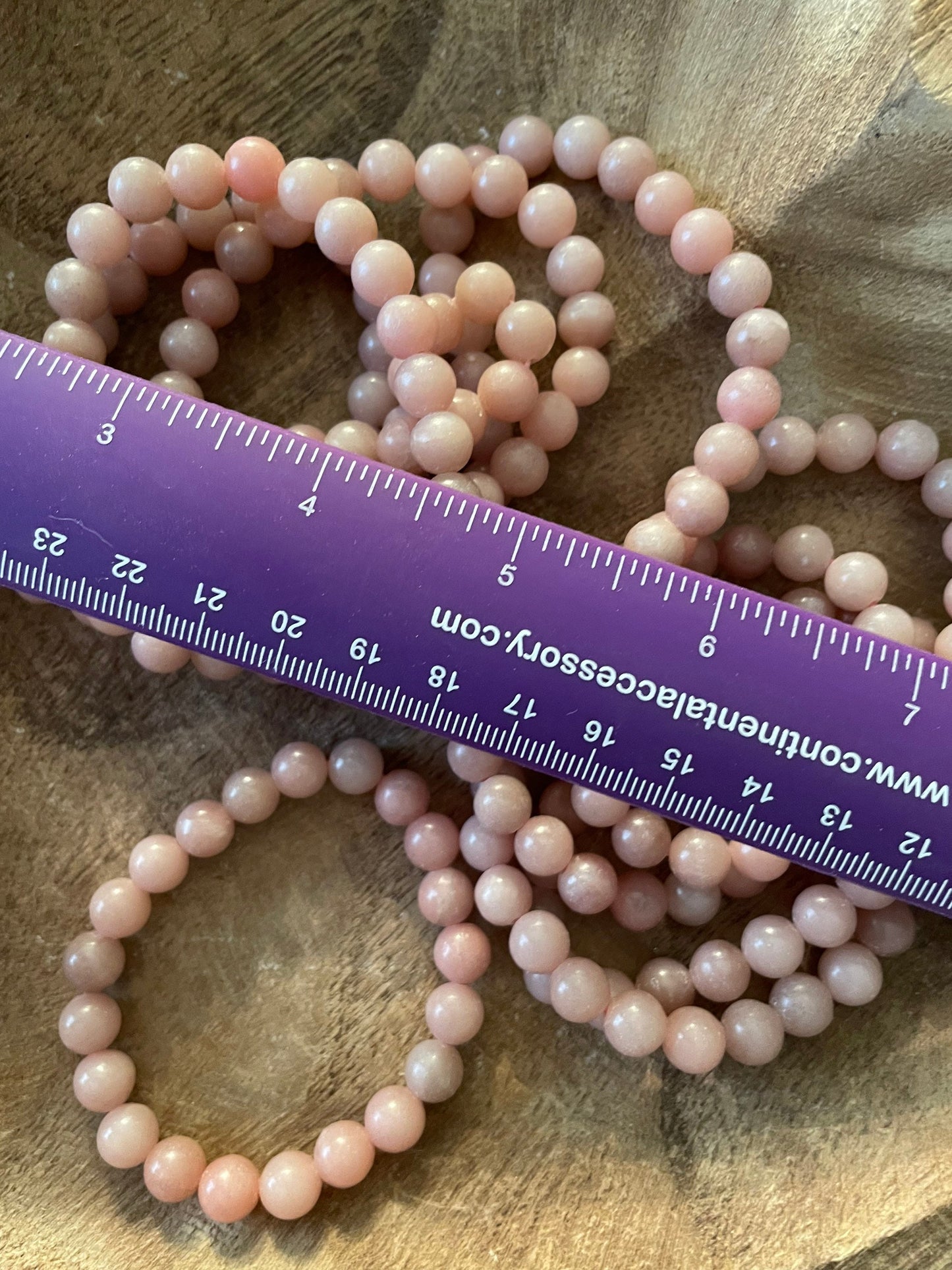 Beautiful Pink Opal 8mm bracelets for love, perfect gift for mom, friends, daughters and pink lovers! One size fits all.