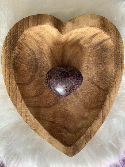 Magnificent Garnet Heart 14.7 Oz  crystal BEAUTIFUL!