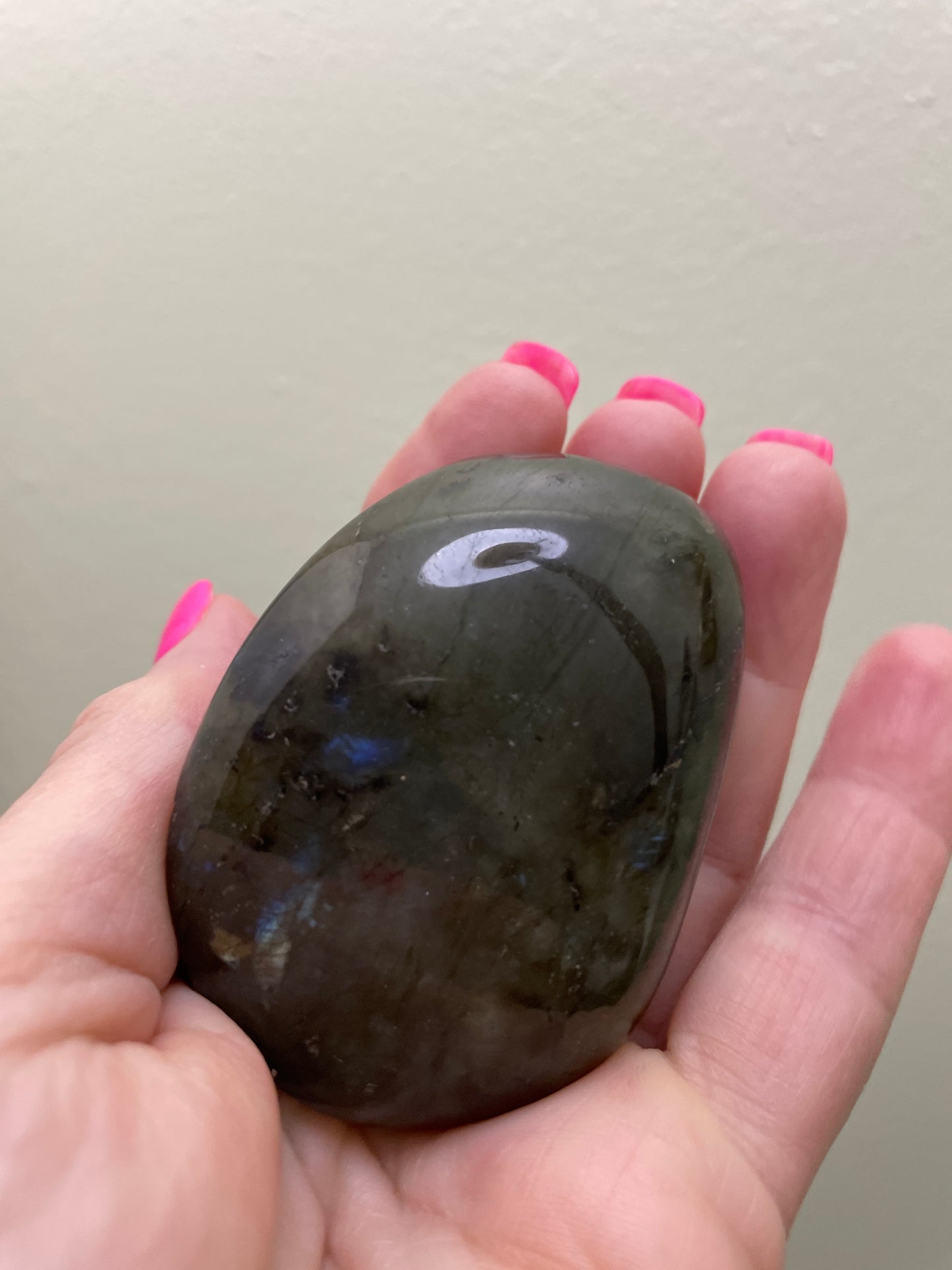 Labradorite Palm Stone Large