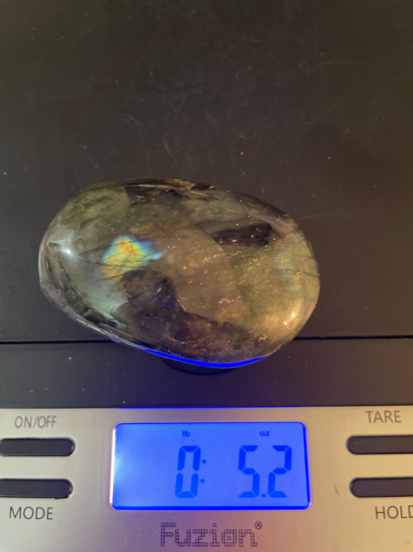 Labradorite Palm Stone Large