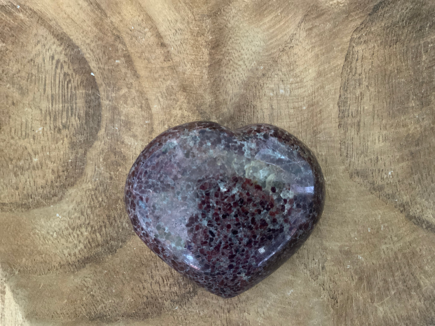 Magnificent Garnet Heart 14.7 Oz  crystal BEAUTIFUL!