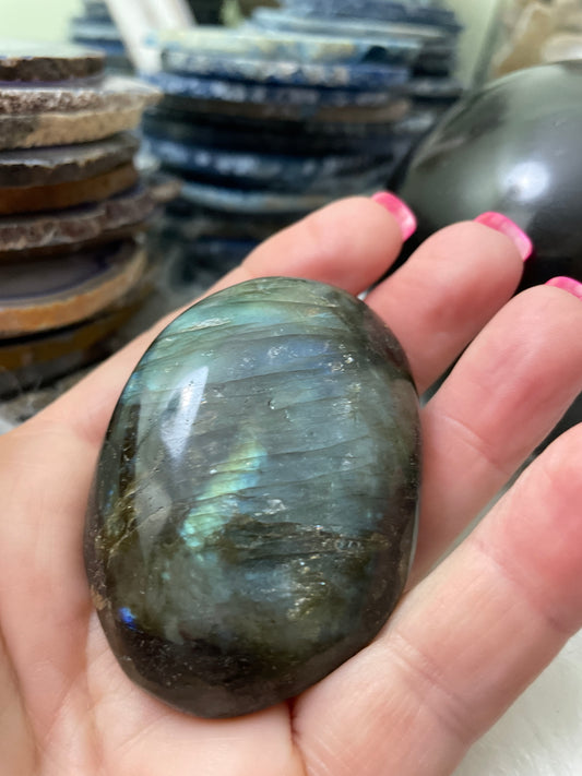 Labradorite Palm Stone